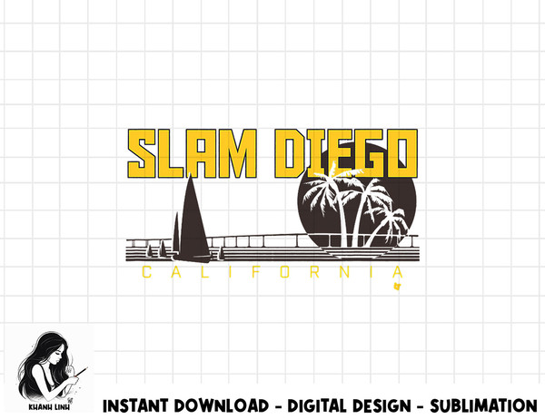 Slam Diego png, sublimation - Inspire Uplift