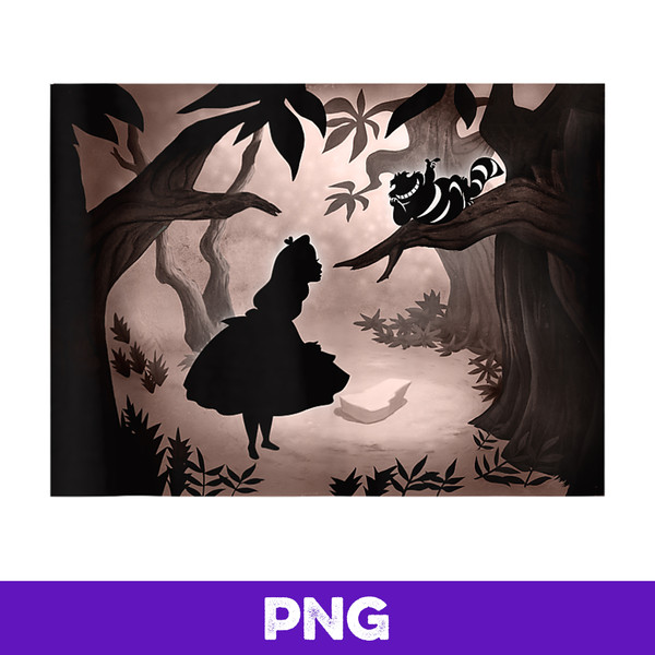 alice in wonderland silhouettes