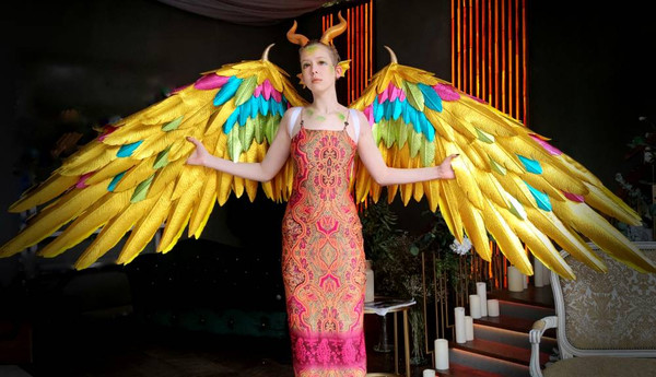 phoenix wings costume