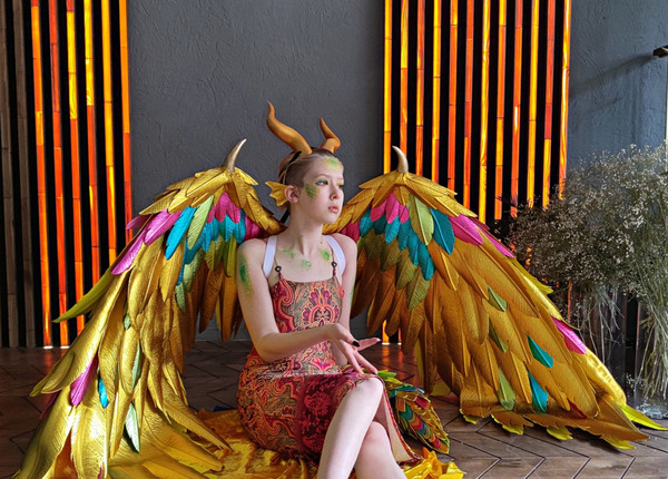 phoenix wings costume