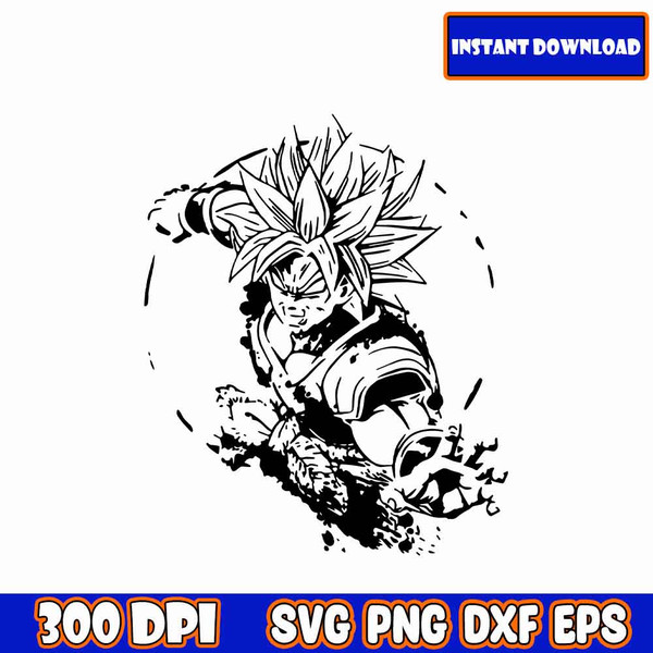 Goku Svg, Son Goku Dragon Ball Svg, Anime Dragon Ball Svg, Dragon Ball Svg,  file for cricut, Anime svg, png, eps, dxf digital download