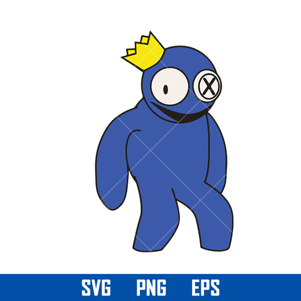 Rainbow Friends Blue and Green Face SVG and PNG Good for -  Sweden