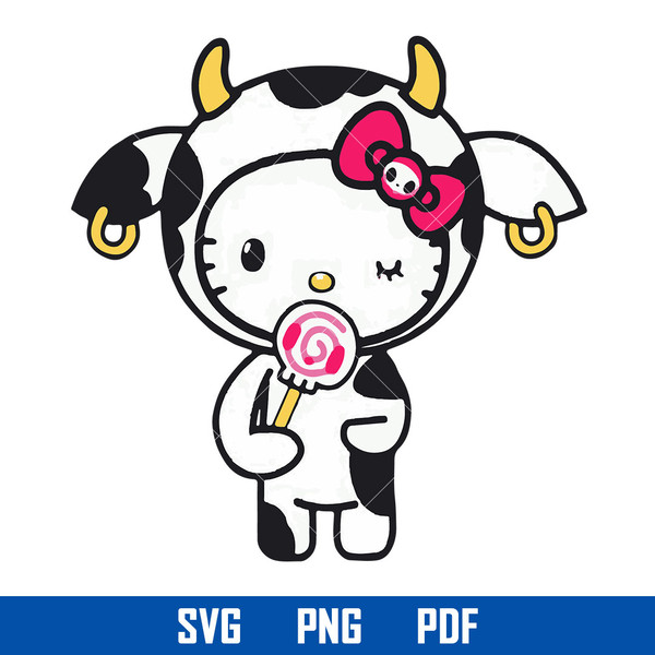 Hello kitty cow print wallpaper <3 : r/Kawaii