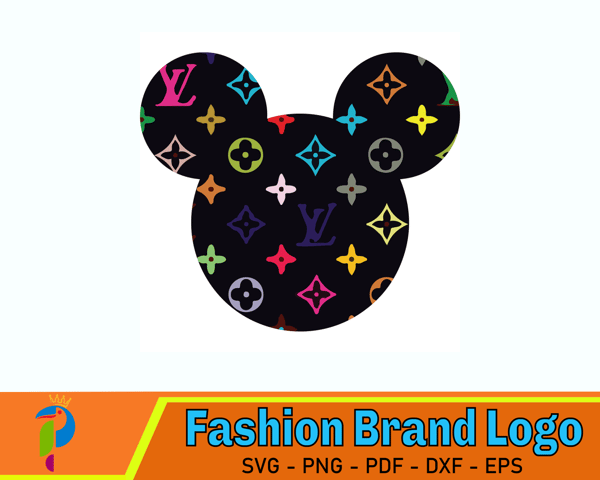 Mickey Mouse Louis Vuitton Svg 