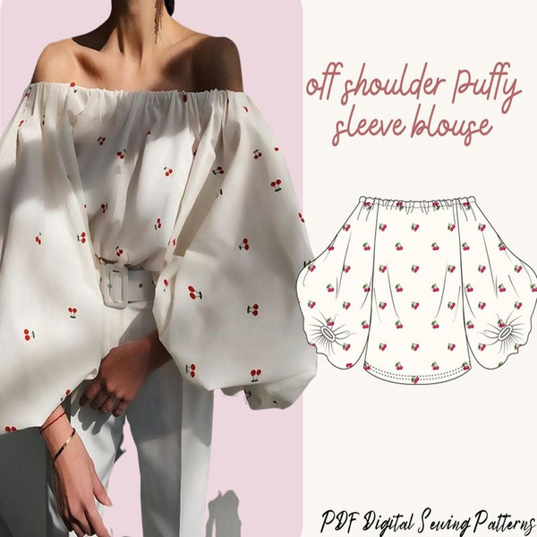 Perfect Puff Sleeve Top PDF Sewing Pattern