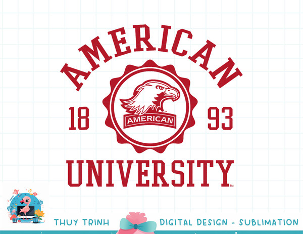 American University Eagles Stamp Officially Licensed T-Shirt copy.jpg