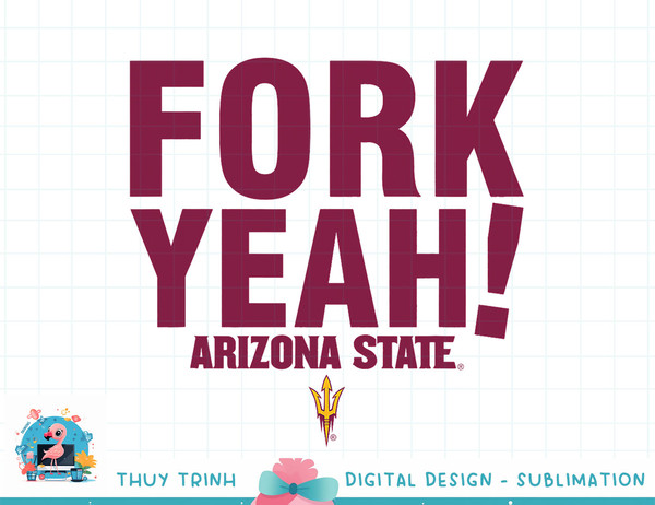 Arizona State Sun Devils Fork Yeah Logo T-Shirt copy.jpg