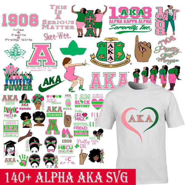 alpha kappa alpha silhouette