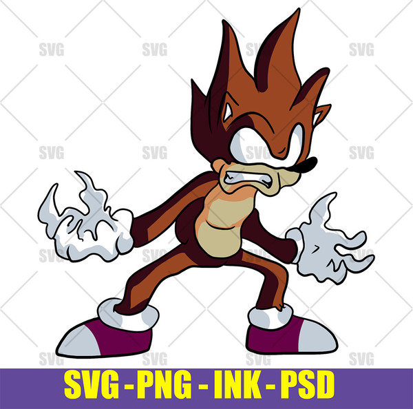 Dark Sonic designs, themes, templates and downloadable graphic