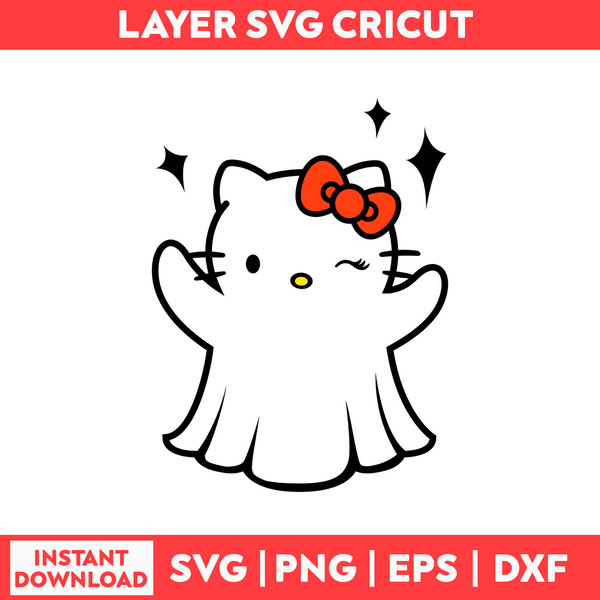 Pumpkin Sanrio Characters Bundle Svg, Halloween Svg, Hello K - Inspire  Uplift