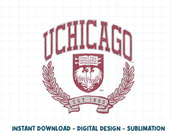 Chicago Maroons Varsity Logo Officially Licensed  .jpg