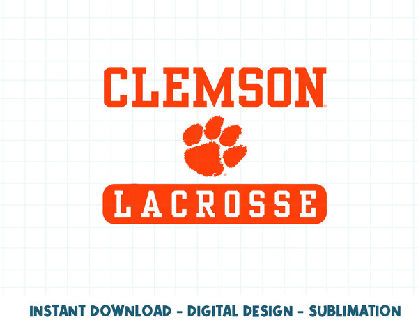 Clemson Tigers Lacrosse Officially Licensed  .jpg