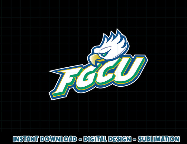 Florida Gulf Coast Eagles Icon Logo Officially Licensed  .jpg