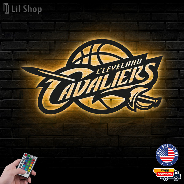 Cleveland Cavaliers Team Auto Metal Emblem