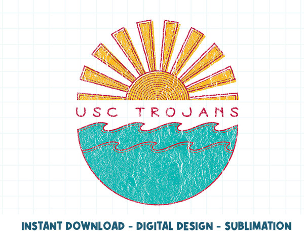 Kids USC Trojans Kids Ocean Logo White Officially Licensed  .jpg