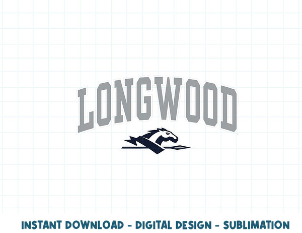 Longwood Lancers Arch Over Navy Officially Licensed  .jpg