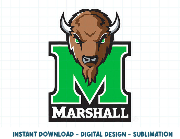 Marshall Thundering Herd Icon Officially Licensed  .jpg