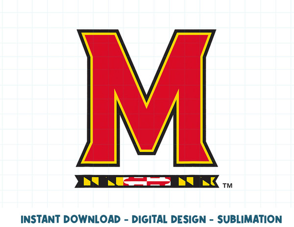 Maryland Terrapins Icon Logo Officially Licensed  .jpg