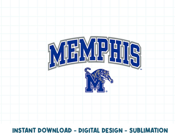 Memphis Tigers Arch Over Dark Heather  .jpg