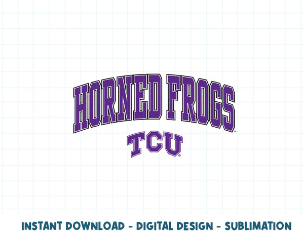 TCU Horned Frogs Arch Over Logo Officially Licensed  .jpg