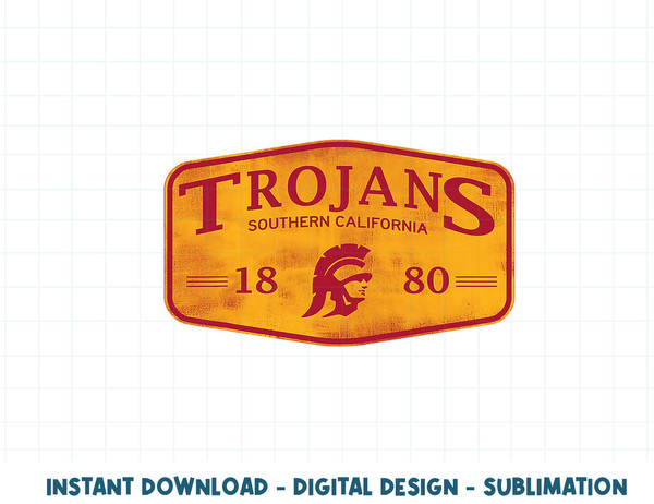 USC Southern Cal Label Logo Officially Licensed  .jpg