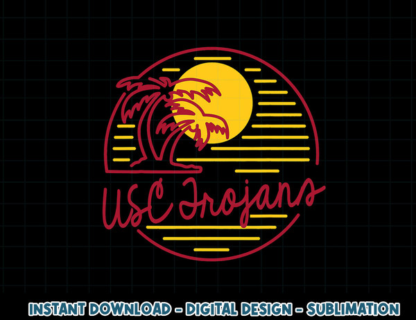 USC Southern Cal Retro Sun Logo Officially Licensed  .jpg