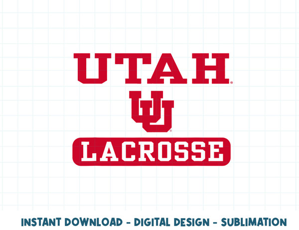 Utah Utes Lacrosse Logo Officially Licensed  .jpg