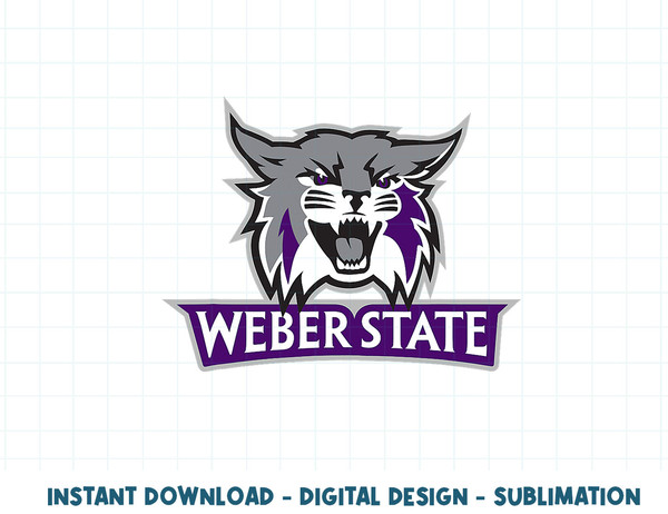 Weber State Wildcats Icon Officially Licensed  .jpg