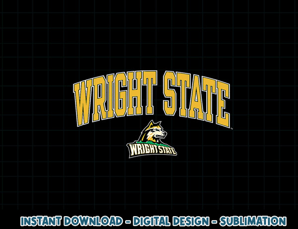 Wright State Raiders Arch Over Black Officially Licensed  .jpg