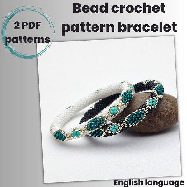 DIY Seed Bead Circle Bracelet