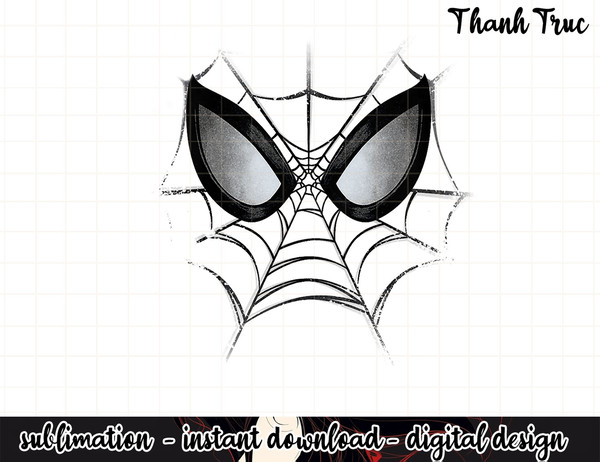 Kids Marvel Spider-Man Web Face Kids Graphic png, sublimation  .jpg