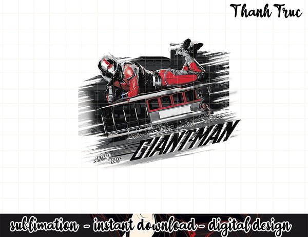 Marvel Ant-Man & The Wasp Giant-Man Trolley Graphic png, sublimation  .jpg