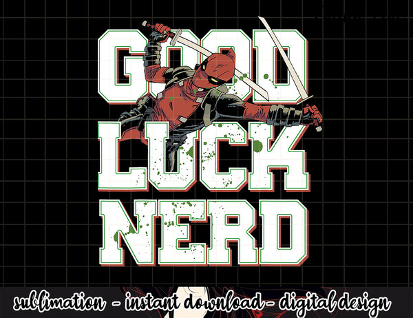 Marvel Deadpool Good Luck Nerd St. Patrick s Day  .jpg