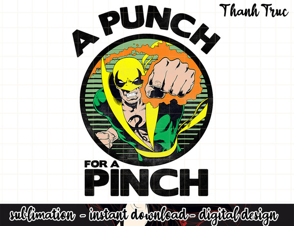 Marvel Iron Fist Punch Pinch St. Patrick s Graphic  .jpg