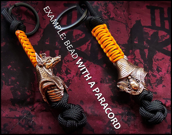 Anubis paracord lanyard bead.jpg