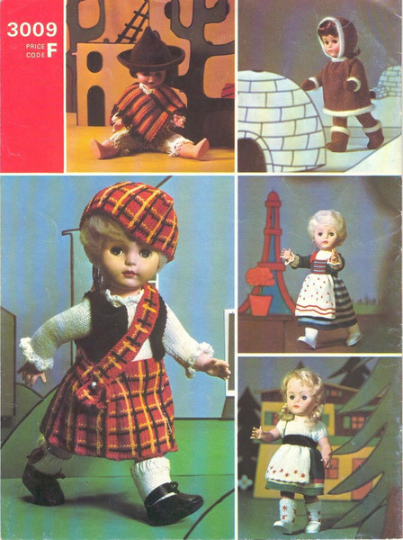 Knitted and Crocheted Doll's clothes - National Costumes for 18 inch Dolls (1).jpg