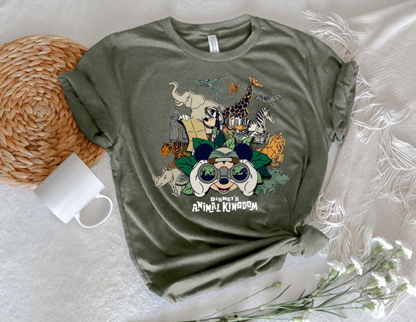 Animal Kingdom Safari Comfort Colors® Shirt, Disney Vacation Shirt, Disney Trip Family Shirt, Disney Balloon Shirt, Disneyland Leopard Shirt - 6.jpg