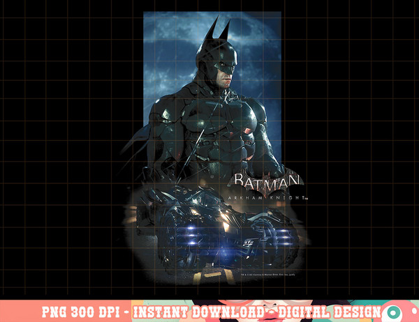 Batman Arkham Knight Batmobile T Shirt png, digital print,instant download.jpg