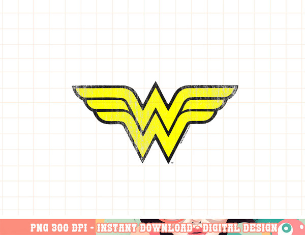 Wonder Woman Logo Distressed T-Shirt png, digital print,instant download.jpg