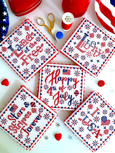 Set of 5 USA Patriotic Ornaments new 1.jpg