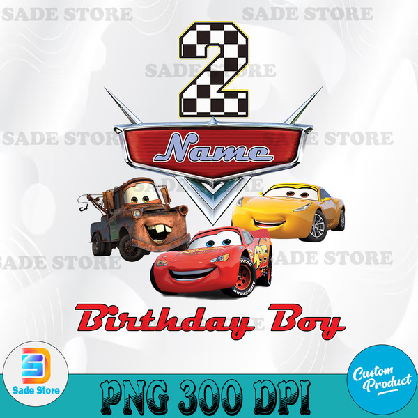 Cars Birthday Png, McQueen Birthday Png, Birthday Boy Png, D - Inspire ...