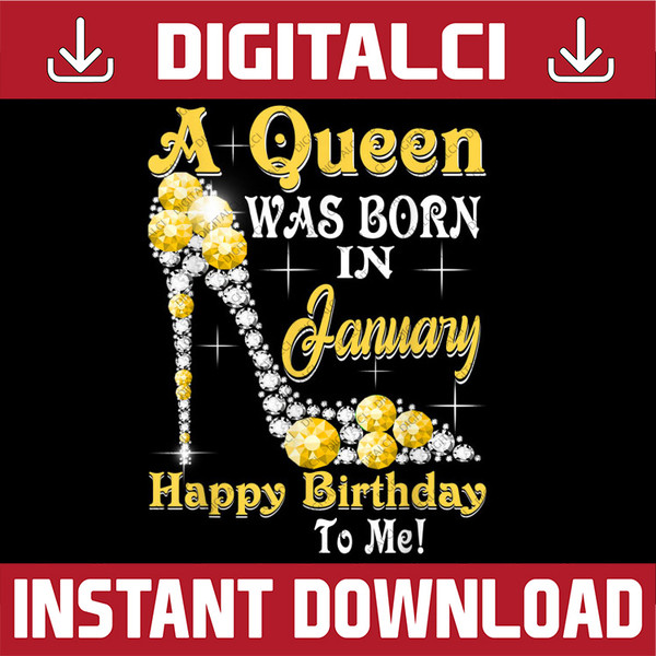 A Queen Was Born In January Happy Birthday To Me Leggings for