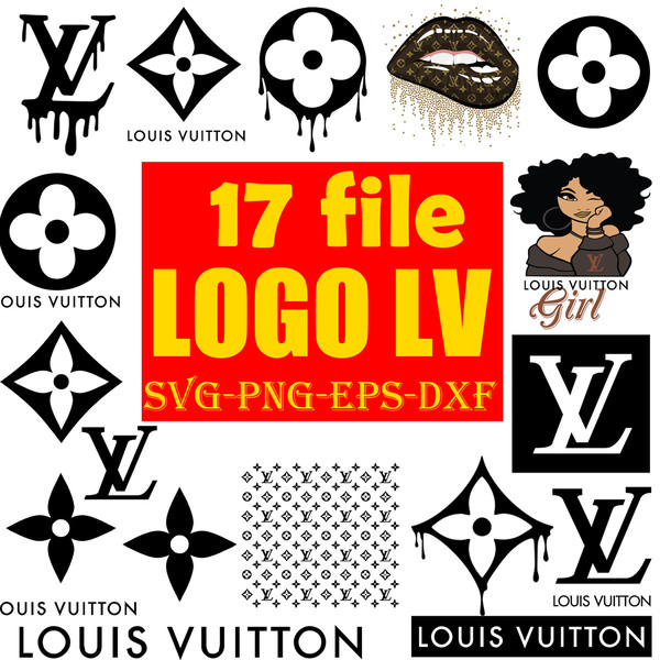 18 Louis Vuitton Bundle Svg, Louis Vuitton Svg, LV Logo Svg