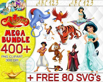 300 Aladdin Clipart Png, Jasmine Png Bundle, Disney Png, Princess Png,  Aladdin Png, Genie Png, Princess Jasmine Png