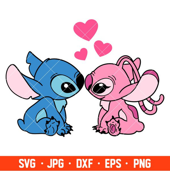 Stitch Svg, Angel Svg, UPP175  Lilo and stitch drawings, Stitch and angel,  Stitch drawing