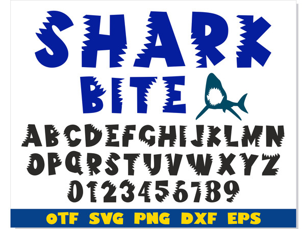 shark font