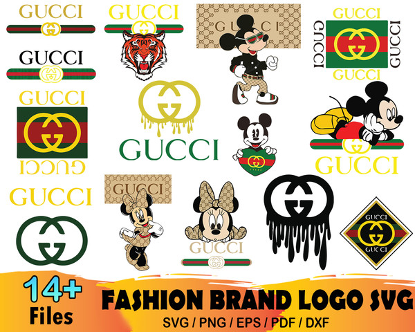 Fashion Brands Logo Bundle, Luxury Brands Logo SVG , Gucci S - Inspire  Uplift