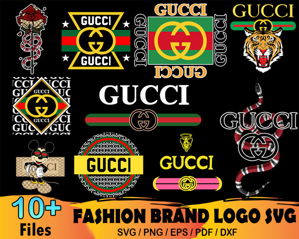 Gucci Logo SVG Bundle