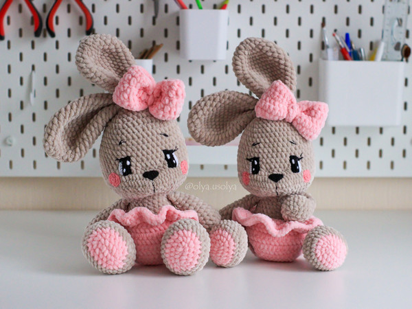 Amigurumi Crochet Pattern Honey the Bunny Rabbit Doll ENGLISH ONLY -   Norway