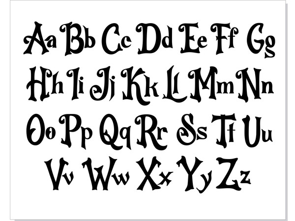 Halloween Font ttf Bats svg 2.png